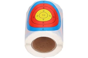 Dilwe Papel de Destino Adhesivo, 200 Hojas, Pegatinas de Destino Autoadhesivas de 3 Pulgadas Accesorio de Tiro con para Entrenamiento de Tiro con