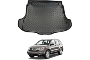 NOMAD Boot Liner for Honda CR-V 2007-2012 Recyclable Plastic (PE) Tailored Fit Car Floor Mat Protector Guard Tray Black Custom Fitted Accessory Dog Friendly Waterproof with Raised Edges