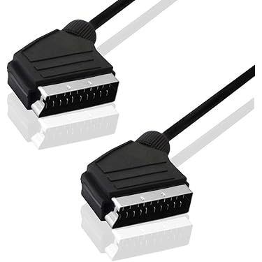Wentronic SCART-Kabel 0,6m - 21-polig Für Audio/Video Verbindungen