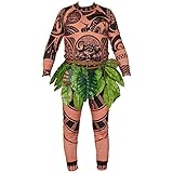 Moana Maui Tattoo T Shirt Pants Halloween Adult Mens Women Cosplay Costume Xl Amazon Co Uk Sports Outdoors