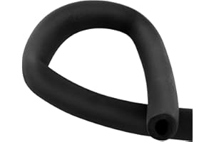 Kajaia Pipe Insulation Foam Tube Outdoor Pipe Lagging Cover Wrap Roll Black Cladding Hollow Hose Heat Preservation for Exercise Machine Handle Winter Protection(16 mm Inner Diameter, 1.8 Meter Long)