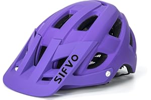 Bike Helmet Men and Women, SIFVO Cycle Helmet mtb Helmet Bicycle Helmet with Visor, Allround Cycling Helmets Road Bike Helmet Adult Bike Helmet Lightweight & Breathable 【M/L】