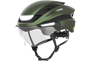 Lumos Ultra E-Bike Smart kask | certyfikat NTA 8667 | przednie i tylne światła LED | chowana osłona twarzy | sterowany aplikacją | rower elektryczny, skuter, jazda na rowerze, dla dorosłych, mężczyzn