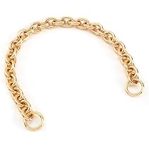 Bohend Strass Herz Taschenkette – 2-teiliges Set, Goldener Ketteriemen & Herz-Charm (gesamt 54 Cm)