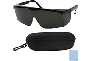 Sangcca Occhiali di Protezione Laser, IPL 190-540nm Occhiali Luce Pulsata, Protezione Speciale per Gli Occhi Dagli Impulsi di Luce, Protezione UV per la Depilazione