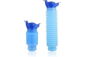 BAYINBROOK Orinatoio Portatile,Orinatoio di Emergenza Retrattile,orinatoio Riutilizzabile Unisex,Adatto per Esterni,Viaggi,attività,Campeggio,Bottiglia per urina a Prova di perdite