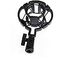 Max-Tonsen Universal Pro Microphone Mic Shock Mount Holder Clip Stand for Studio Recording Shockmount Microphone Clip Holders
