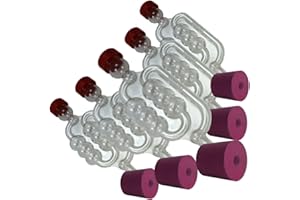 BETTER BREW 5X Bungs & Bubbler Airlocks - Demijohn Rubber Cork & Air Lock - Beer Wine Cider