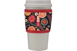 Sok It Hot Sok Coffee & Tea Reusable Insulated Neoprene Cup Sleeve (Festive Fruit)