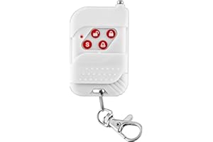 KERUI Wireless Remote Control Working with KERUI Home Alarm System White 433 mHZ…