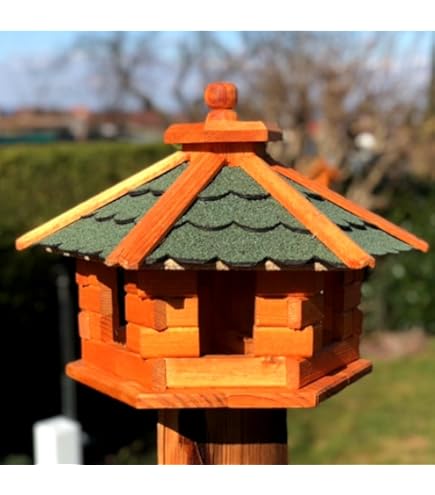 La Ferme De Beaumont - Voliere Hexagonale Volière Oiseaux En Bois Pour