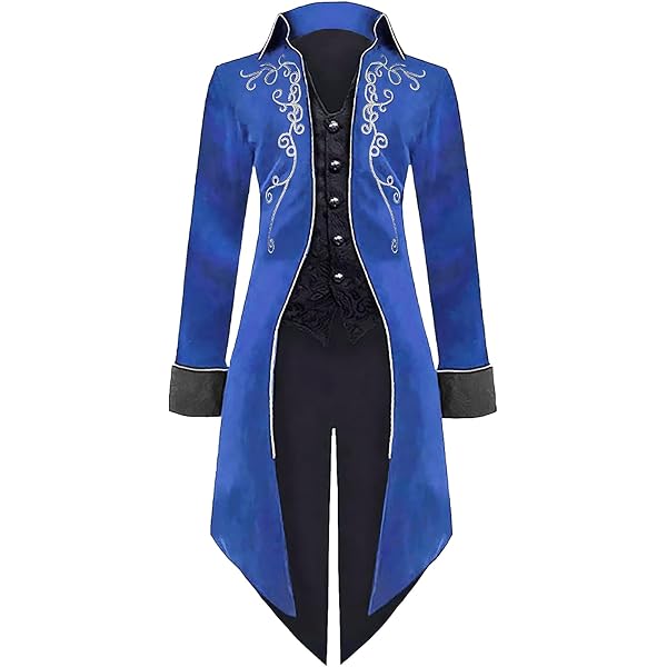 Giacca Steampunk Vittoriana Donna, Frack Medievale Con Orlo Irregolare, Gotico Rinascimentale, Cappotto Lungo Per Halloween E Cosplay - 3