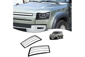 JONKOKO Für LR Defender 90 110 2020–2022 Metall Auto-Scheinwerfer-Lampenschirm Schutz Netz Abdeckung Zubehör