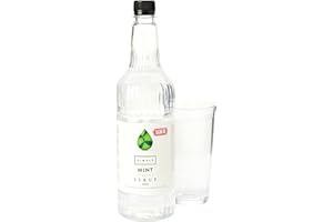 Simply Sugar Free Mint Syrup, Low Calorie, Vegan & Nut Free Flavoured Syrup for Coffee, Cocktails & Baking (1 Litre)