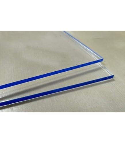 Lastra Acrilica Lastra Di Plastica In Plexiglass Nero Puro Lucido Polimetilmetacrilato Di Vetro Organico 200mm * 200mm - Foto 6