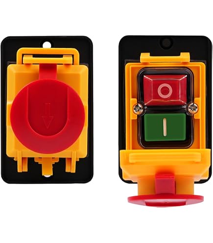 TRIPUS TP3251 Interrupteur Encastré Avec Déclenchement Sous-Tension 230V/50Hz – Protection Zéro Tension Pour Machines Industrielles