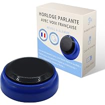 Montre De Poche Parlante Porte-Clés - Annonce Vocale Heure Et Réveil - Pour Malvoyants, Seniors Et Enfants