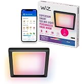 WiZ Akıllı tavan lambası &ndash; ince kare tasarım, birden fazla boyut, ses/uygulama kontrol&uuml;, zaman planlama, Google Home, Amazon 