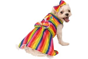RUBIES Rubie's Official Rainbow Party Pet Dog Costume, Dog Fancy Dress, Size Small, 200 g