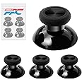 4x Black Analog Thumb Stick Replacements, Compatible with Xbox One & Series S|X