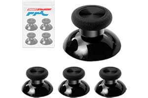 GENERIC 4x Black Analog Thumb Stick Replacements, Compatible with Xbox One & Series S|X