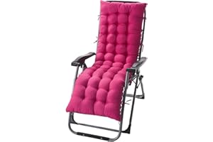 KMQRDZi Coussin pour chaise longue de jardin, 155 x 48 x 8 cm, rembourré, pour chaise longue en rotin, idéal pour coussin de chaise longue, coussin de canapé, coussin de chaise longue, en faux lin,