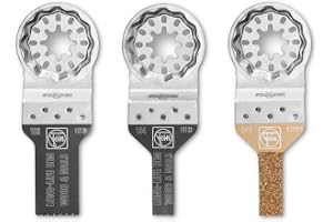 Fin kombo Starlock mini Cut (3 delar, för multiverktyg/multifunktionsverktyg, för trånga ställen, 2 sågblad, 1 fil) 352229670