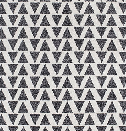 misento 799056 Kurzflor Web-Teppich Isos, Polypropylen, creme/grau, 133.0 x 190.0 x 1.5 cm - 2