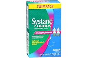 Systane Ultra Lubricant Eye Drops, 2-count .33 fl oz (10 ml) Bottle by Systane