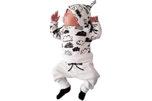 IMJONO Garçon Ensemble, Nouveau Bébé Fille Garçon Nuage Impression et Pantalons Ensemble de vêtements