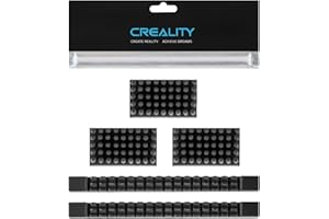 Creality Oryginalny zestaw wycieraczek do dyszy K1/K1 Max/K1C/K1 SE, zestaw do ulepszania dyszy, paski do wycierania ust do drukarki 3D serii K1, oryginalne części zamienne z gumy do czyszczenia dyszy