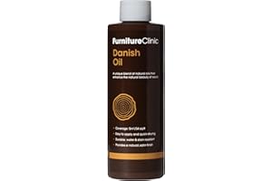 Furniture Clinic Original Danish Oil für Holz 250ml - Premium-Holzöl zur Aufwertung der natürlichen Schönheit von Eiche, Kiefer & Co - Versiegeln & Schützen für ein satiniertes Finish