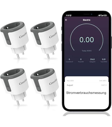 GreenSun Temporizzatore Presa Timer Presa - Timer Temporizzata Programmabile Giornaliero Per