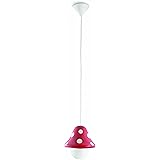 Philips Lighting Boletu Lampada a Sospensione, Funghetto Rosso, Altezza Massima 150 cm, Lampadina Risparmio Energetico Inclus