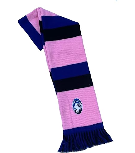 Sciarpa Ufficiale Atalanta – Modello Jacquard In Acrilico Neroblu, 22x140 Cm, Con Ologramma Di Autenticità