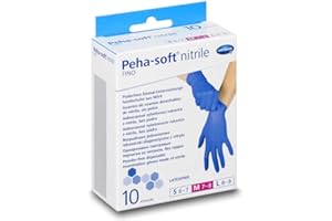 PAUL HARTMANN Hartmann Peha-Soft Nitrile Fino - Guantes desechables (10 unidades, tamaño L)