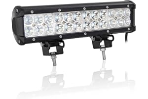 Willpower LED Scheinwerfer Offroad 12inch 72W LED Arbeitsscheinwerfer 12V Spotlight Flutlicht Combo Wasserdicht IP67 Zusatzscheinwerfer Traktor Truck Auto SUV UTV ATV Reflektor Rückfahrscheinwerfer