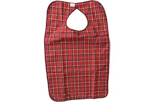 Bellasan Lätzchen Ess-Schutz Erwachsene mit Klettverschluß kariert