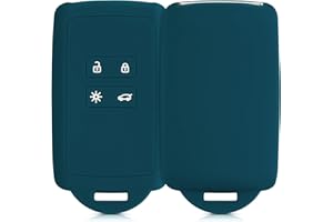kwmobile Custodia Compatibile con Renault con 4 tasti Smart Key (solo Keyless Go) - Cover Chiavi Auto Protezione Copri Telecomando - Copri Chiave Copertura petrolio matt