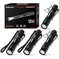 Taschenlampe Kleine RISEMART EDC Superhelle Mini Schlüsselanhänger Taschenlampe CREE LED Wasserdichte Taschenlampe…