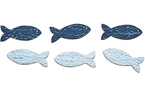 RAYHER HOBBY Rayher 56426000 - Muta in legno per pesci, 3,5 cm, 2 colori, colore: Blu