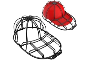 Lsydgn Cap Washer für Baseballmützen Cap Waschmaschinen Form Basecap Kappen waschgestell Basecap-Waschgestell-Protector-Halter mit Rahmen für Erwachsene Kinder Basecap(Schwarz)
