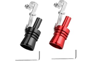 HAPPOW 2 PCS Exhaust Whistle, Sound Booster for Cars and Motorcycles, Universal Exhaust Pipe Turbo Sound Whistle, Suitable for Automotive and Motorcycle Modifications
