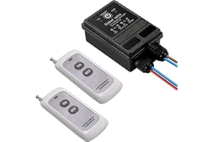 ‎ZHOFONET ZHOFONET Fernbedienung Schalter 230v,984ft Langstrecken,AC 220v/230v/240v IP65 Wasserdicht 40A funk relais mit fernbedienung für elektrische Gerte,Leuchten,Deckenventilatoren