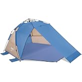 Bestway SwiftClick Installed Bestway Dome 4 Beach Tent, 42 Inch and 50 Inch x 7 ft 10 Inch x 49 Inch or 1.07 m and 1.27 m x 2.40