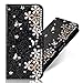 Produktbild 3D Butterfly Bling Glitter Glitzer Diamond Musterg Ledertasche Slim Retro Bookstyle mit Standfunktion Karteneinschub Magnetverschluss Flip Wallet Hülle Schutzhülle für Samsung Galaxy Note 9