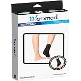 Wicromed &Ouml;rme &Ouml;rg&uuml; Aşil Tendon Destekli Ayak Bilekliği Siyah L Unisex L