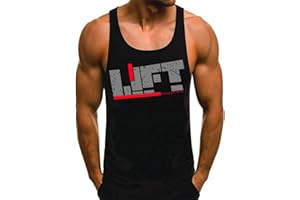 HOTCAT Tank Top Herren Sommer Muskelshirt T-Shirt Ärmellos Weste Muskelshirt Stringer Fitness Tanktop Herren
