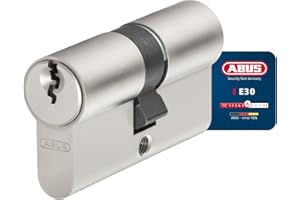 ABUS Profilzylinder E30NP 30/30 - Türschloss mit Not- und Gefahrenfunktion inkl. 5 Schlüssel - ABUS Sicherheitslevel 6