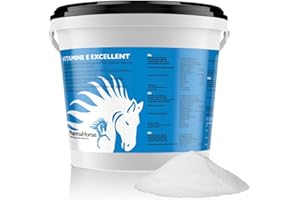 PharmaHorse Vitamina E+ | Antioxidante | Con selenio | dosis altas | 1000 gramos